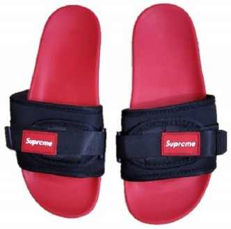 red supreme slippers