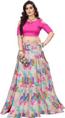 crop top with long skirt flipkart