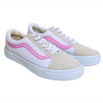 van shoes pink and white