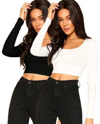 Crop Tops क र प ट प स Buy Crop Tops Online At Best Prices In India Flipkart Com