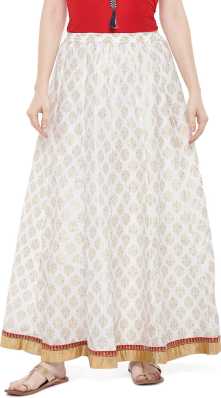 Long White Skirt - Buy Long White Skirt online at Best Prices in 