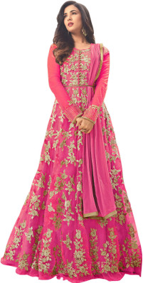 flipkart pink gown