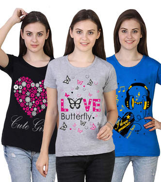 t shirts for women on flipkart