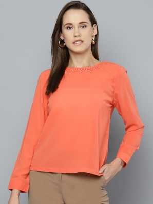 Orange Womens Tops - Buy Orange Womens Tops Online at Best Prices 