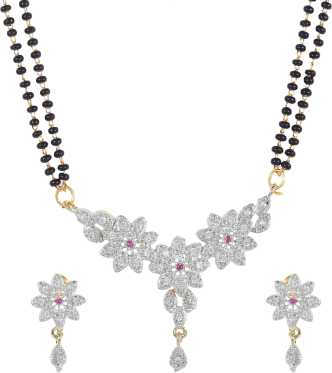 Silver Mangalsutra Buy Silver Mangalsutra Online At Best Prices In India Flipkart Com