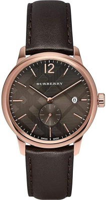 burberry rose gold watch mens