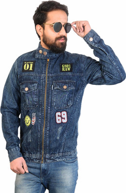 mens denim jacket flipkart