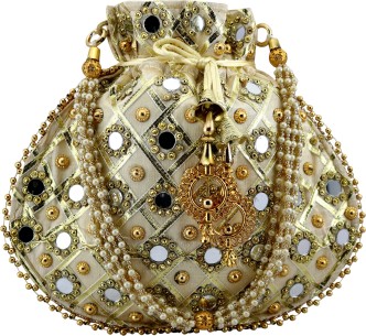 gold potli bag