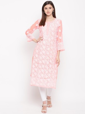 designer chikankari kurtis