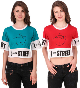 ladies tops for jeans flipkart