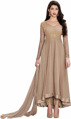 flipkart long frock suits