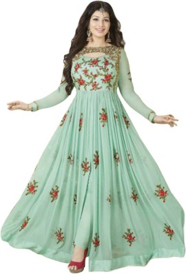 flipkart long dress with dupatta