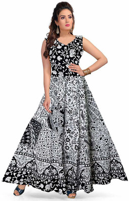 white long frock for ladies