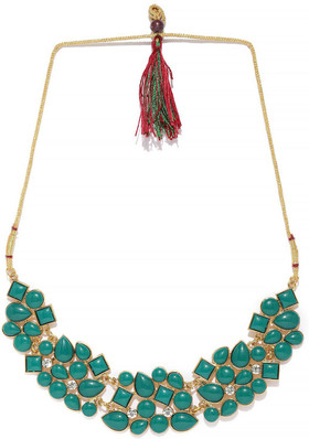 green jewellery set flipkart