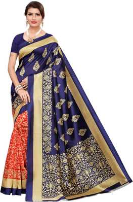 Half And Half Silk Sarees Buy Half And Half Silk Sarees Online At Best Prices In India Flipkart Com