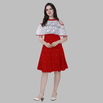 red colour dresses for girls