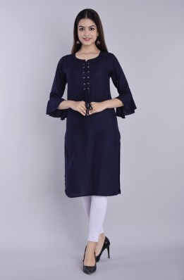 simple kurti on flipkart