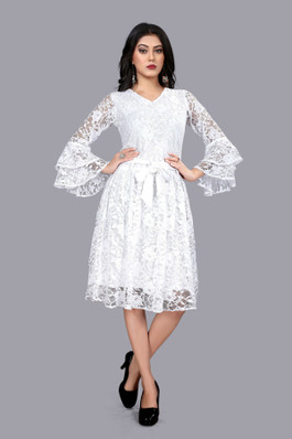 white lace gown styles