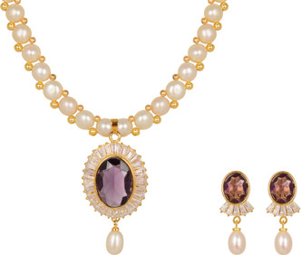pearl jewellery designs with price