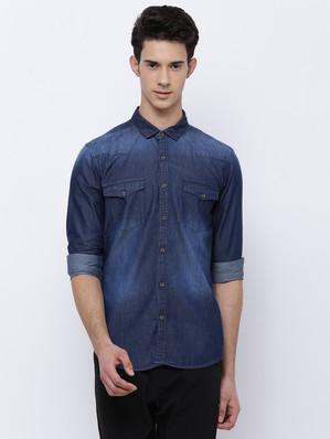 denim shirt on flipkart