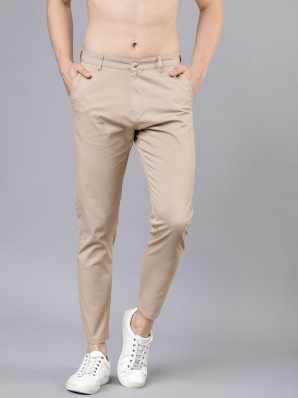 khaki casual trousers