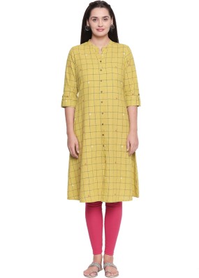 rangmanch yellow kurti