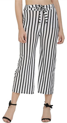 Black pants with white lines Clearance