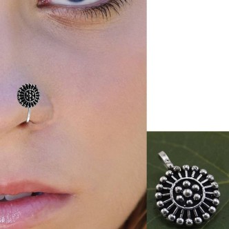 Green Nose Rings Studs - Buy Green Nose 