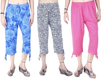 women's cotton capris