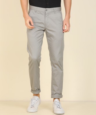 black shirt grey chinos