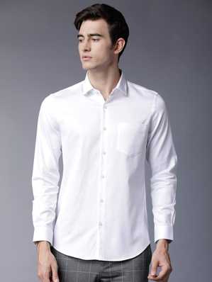 White Mens Formal Shirts Buy White Mens Formal Shirts Online At Best Prices In India Flipkart Com