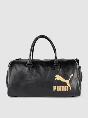 puma leather duffle bag