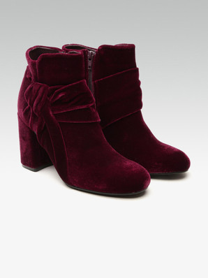 dorothy perkins burgundy boots