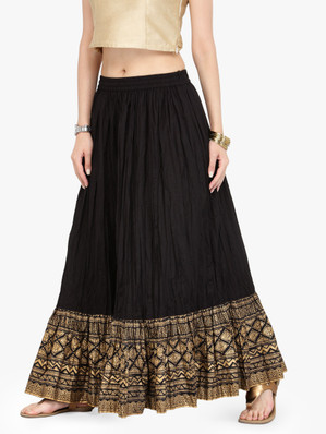 long skirt black colour