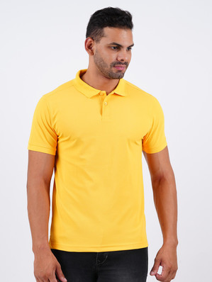 basic yellow t shirt