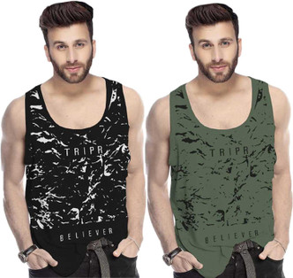 printed inner vest