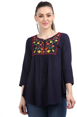 party wear tops on flipkart