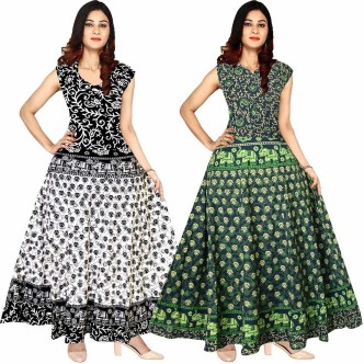 cotton maxi dresses flipkart