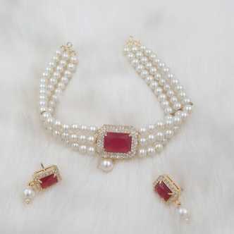 images Pearl Beads Jewellery Designs Catalogue beaded necklaces buy beaded necklaces