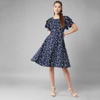 Fit And Flare Womens Dresses Buy Fit And Flare Womens Dresses Online At Best Prices In India Flipkart Com
