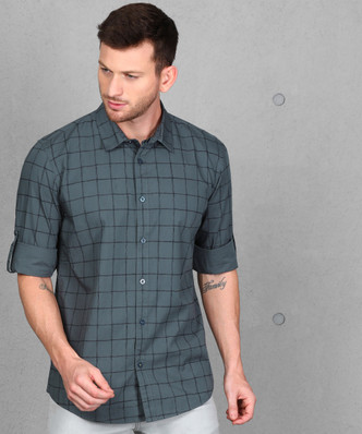 Roll Up Sleeve Mens Shirts - Buy Roll 