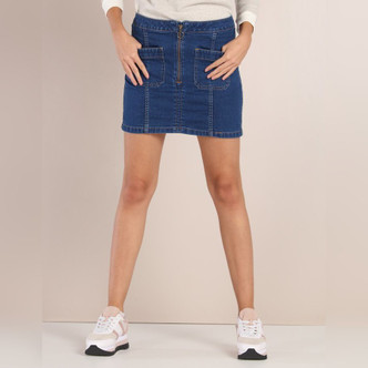 flipkart denim skirts