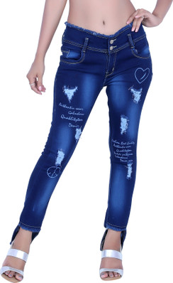 printed jeans for womens flipkart