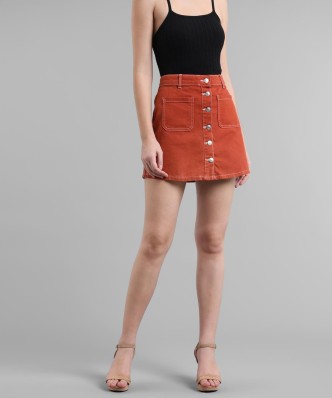 womens jean skirts