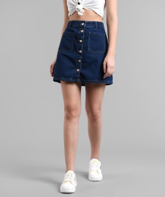 denim mini skirts for sale