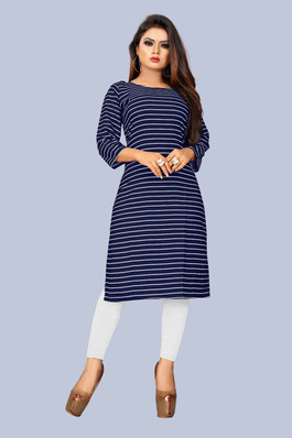 Long Kurtis With Side Slits - Buy Side 