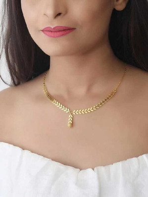 Simple Gold Necklace - Simple Necklace 