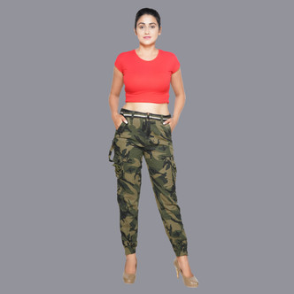 cargo pants for ladies flipkart