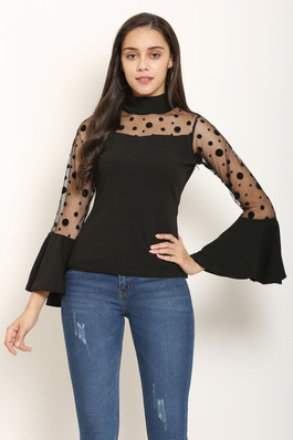 polka dots tops jabong