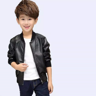 boys leather jacket